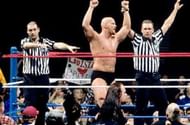 Stone Cold winning his first Royal Rumble in 1997
